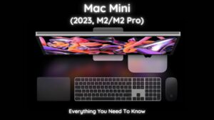 Mac Mini M2 with a neon glow