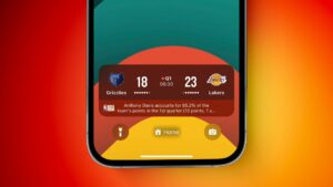 Aplicativo da NBA agora mostra resultados ao vivo na tela de bloqueio do iPhone e na ilha dinâmica