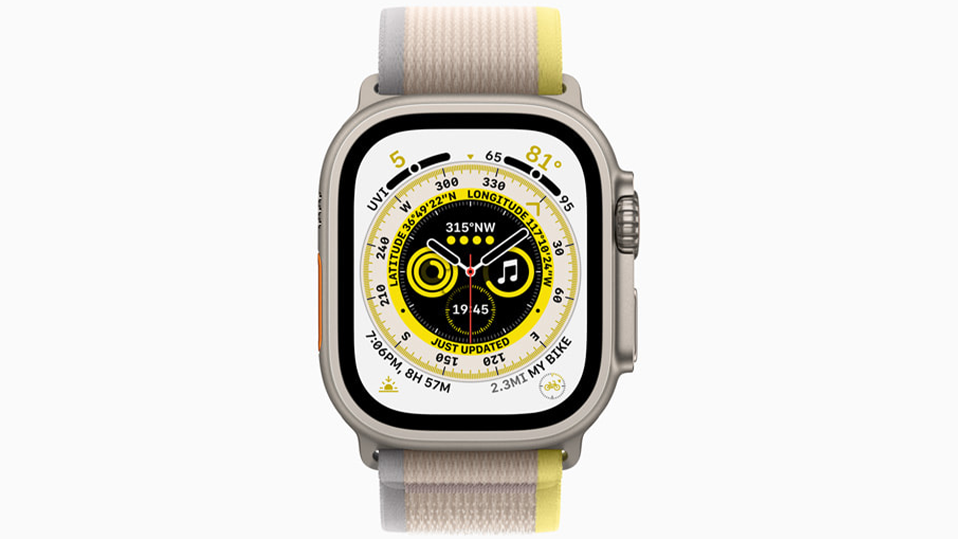 Tela do Apple Watch Ultra