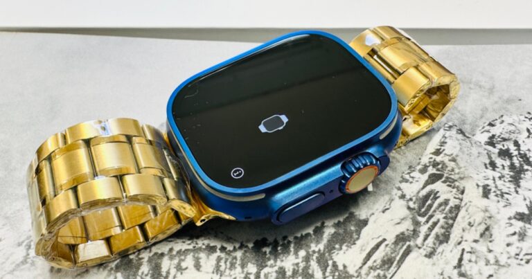 Alguém criou um Apple Watch Ultra azul e parece incrível