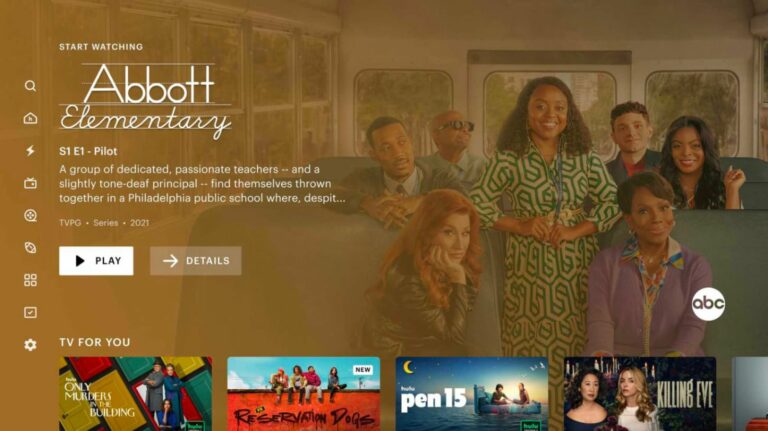 Aplicativo Hulu na Apple TV ganha nova interface com barra lateral vertical