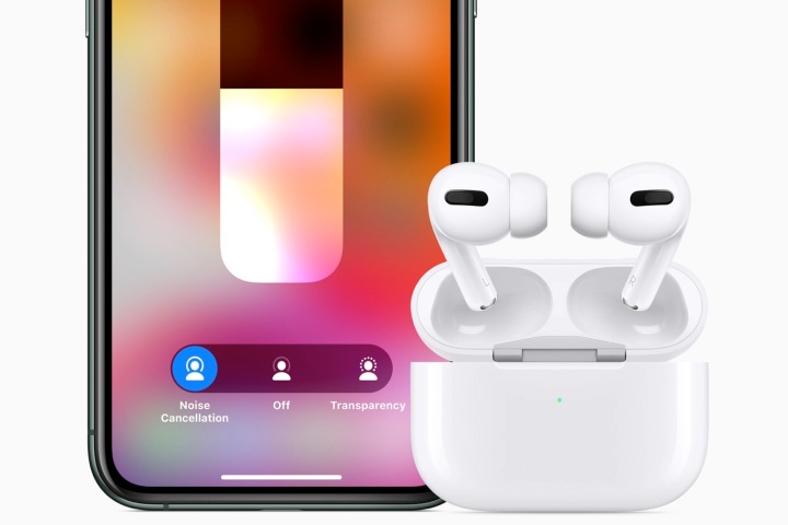 AirPods Pro por telefone.