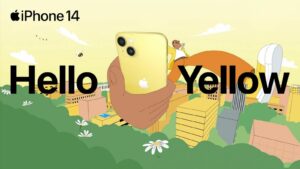 Apple divulga novo anúncio 'Hello Yellow' para iPhone 14 e iPhone 14 Plus