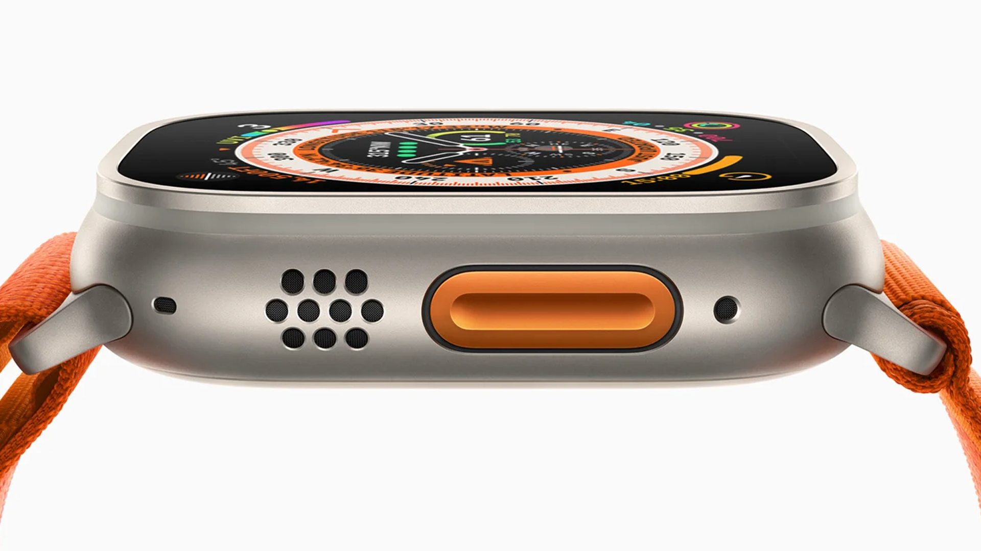 Botão de ação no Apple Watch Ultra