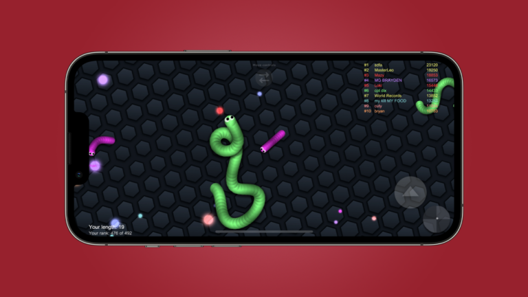 Slither.io on iPhone