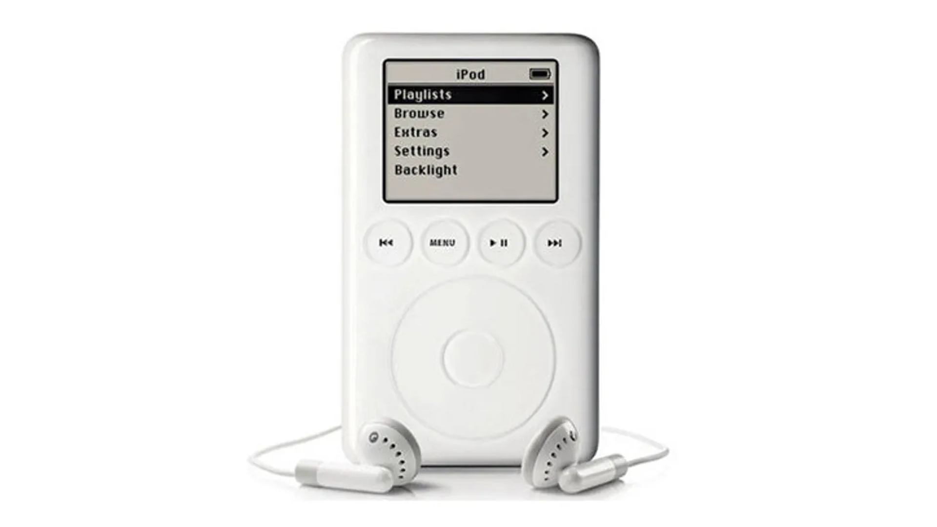 iPod (3ª Geração) lançado em 2003