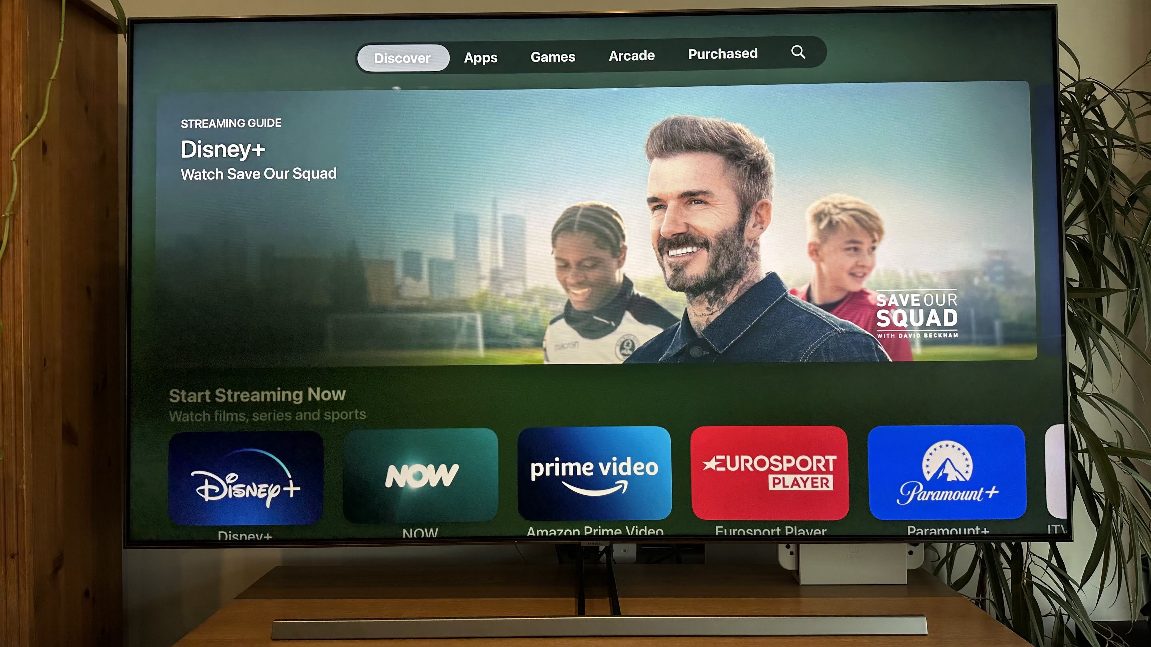 O hardware e a interface para Apple TV 4K em 2022.