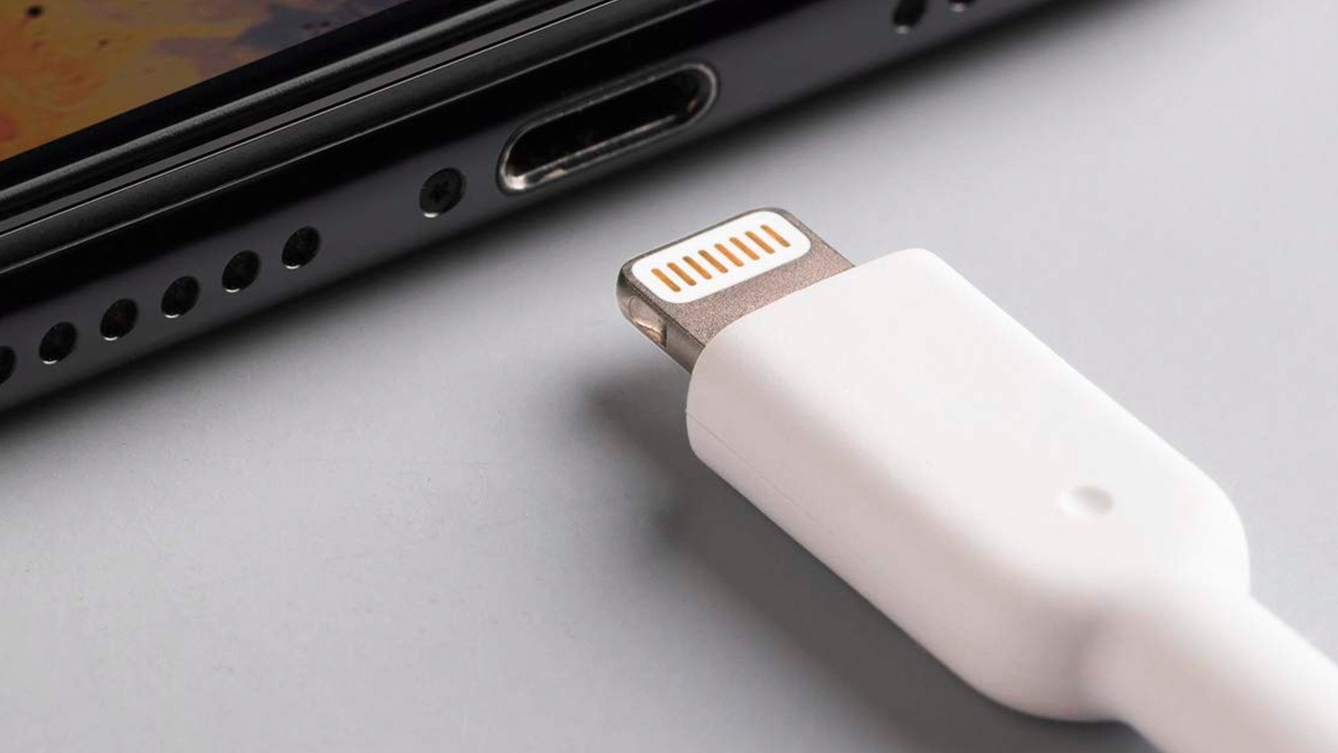 Cabo Lightning e porta para iPhone