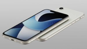 iPhone SE render similar to iPhone XR in white