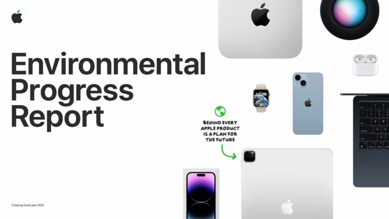 Apple divulga relatório de progresso ambiental de 2023 antes do Dia da Terra