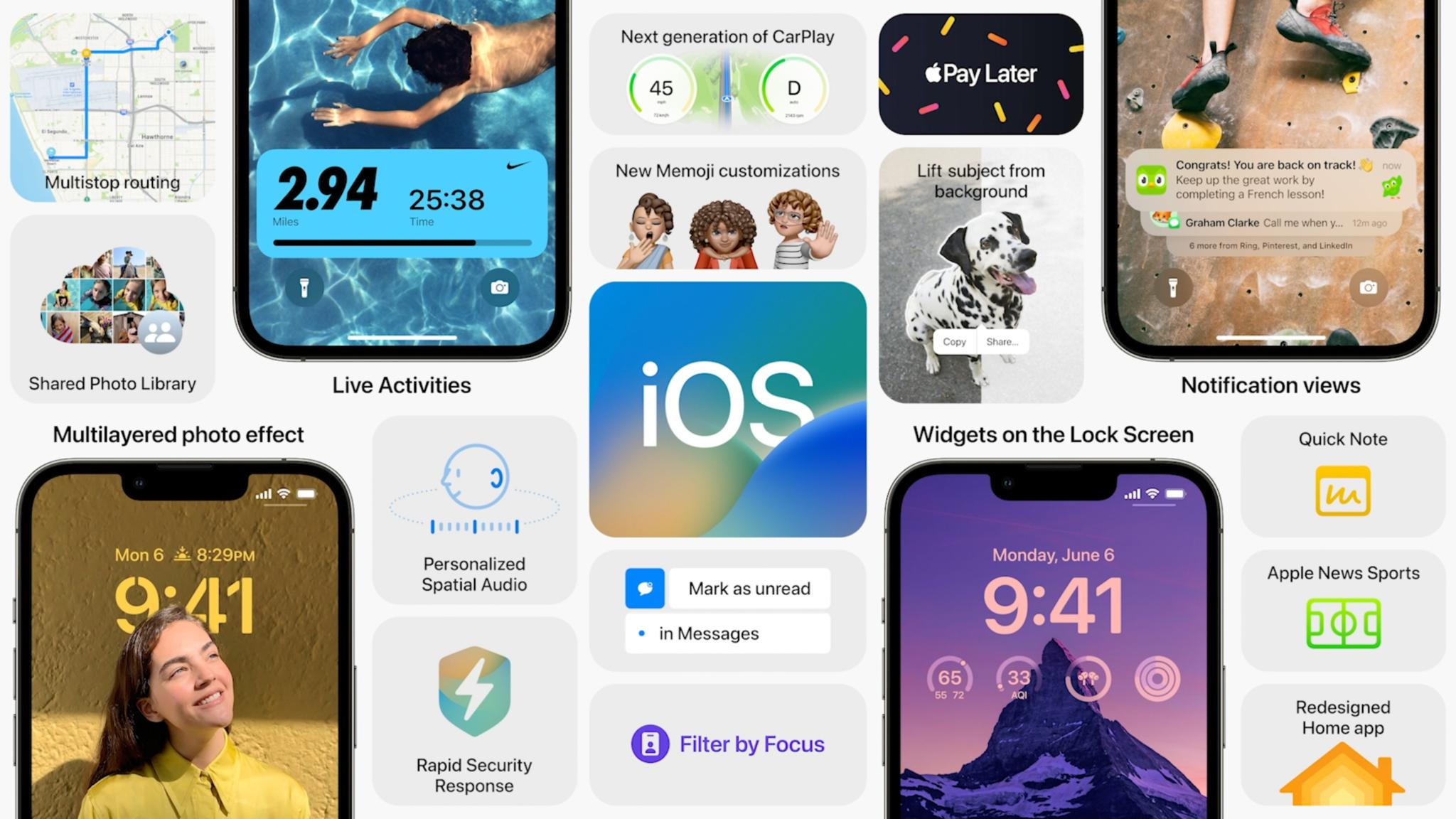 Blocos de recursos do Ios 16