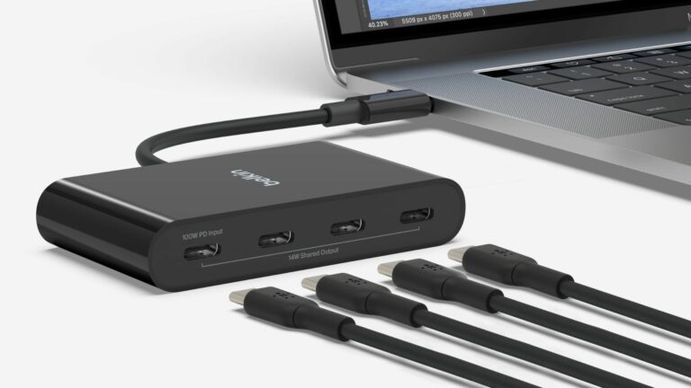 Belkin lança novo hub USB-C Connect de 4 portas principal de plásticos reciclados pós-consumo