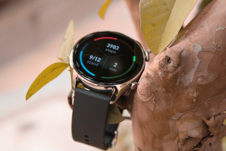 Dados de aderência do Amazfit GTR 4 LE.