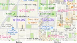 Redesenho do Apple Maps já está sendo lançado em Taiwan