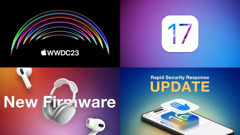 Principais histórias: um mês para a WWDC, recapitulação do boato do iOS 17, novo firmware dos AirPods e muito mais