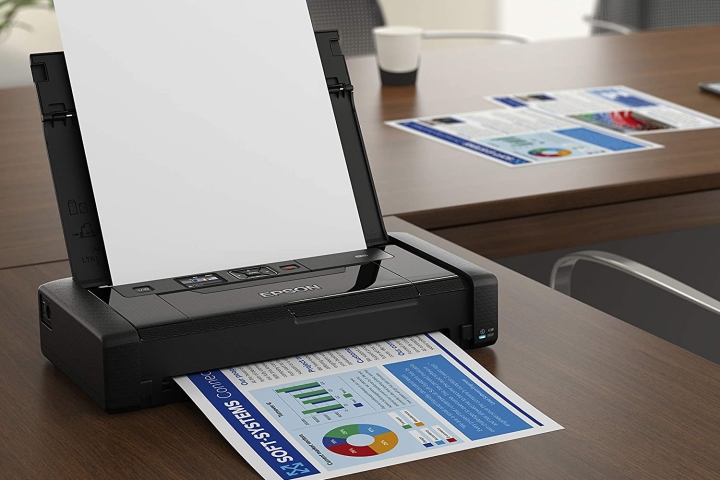 A impressora Epson Workforce WF-110.