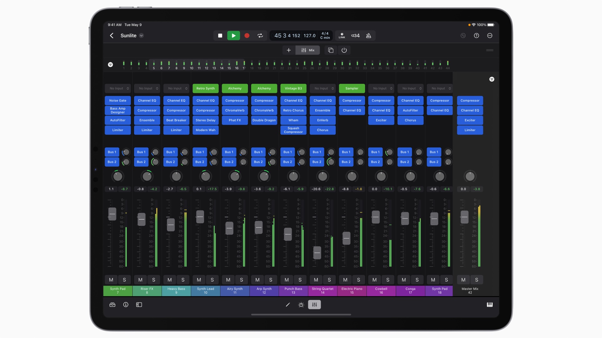 Logic Pro no iPad