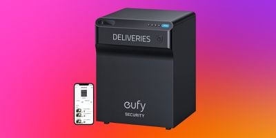 caixa de entrega eufy rosa