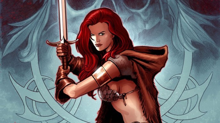 Red Sonja, ilustrado por Paul Renaud.