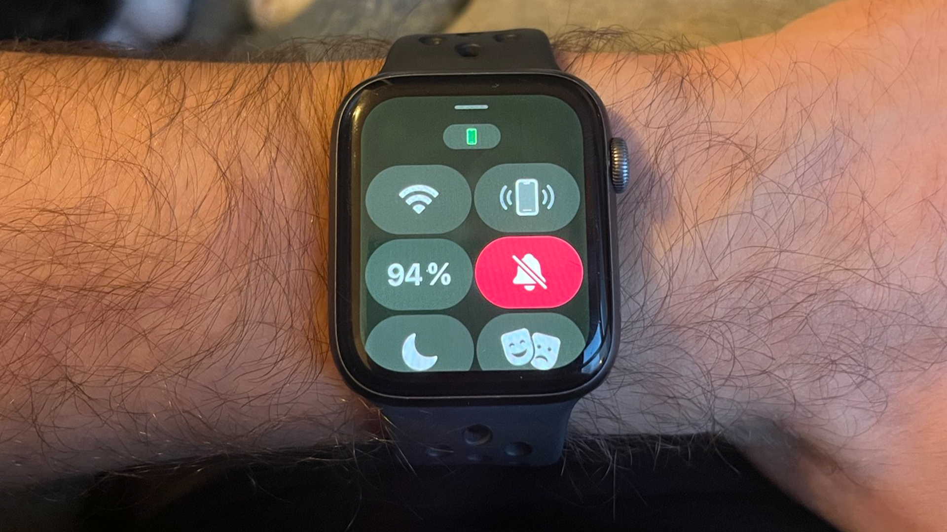 Tonalidade verde do Apple Watch