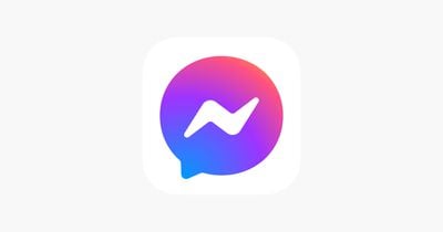 ícone do facebook messenger novo