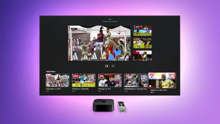 Apple lança recurso Multiview Sports para Apple TV 4K