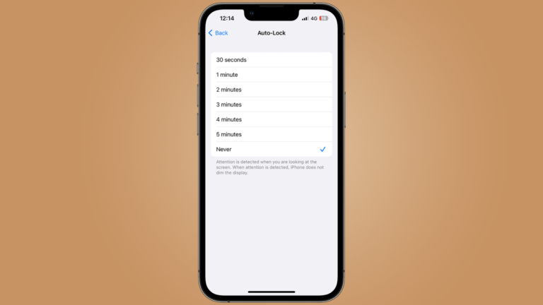 iPhone Autolock on iOS 16