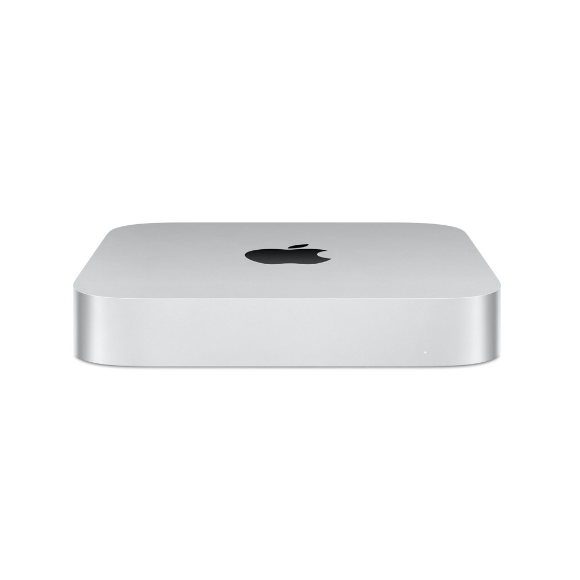 O Mac Mini 2023 em um fundo branco