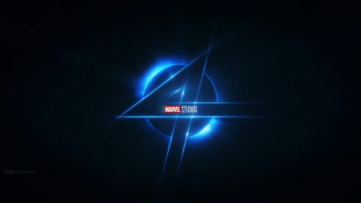 O logotipo oficial da Marvel Studios' "Os quatro fantásticos."