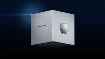 Cubo do prêmio de design da Apple