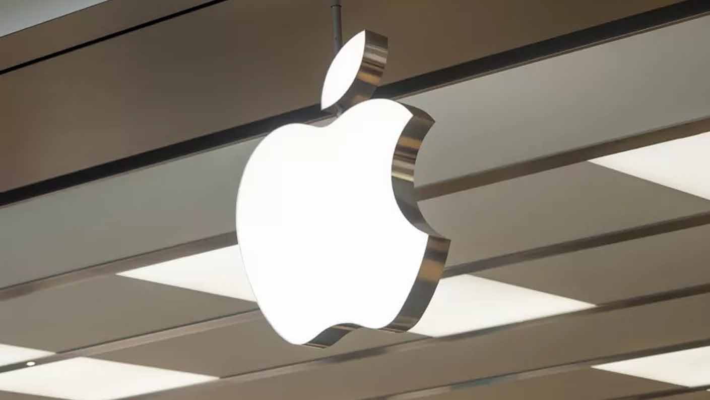 Logotipo da Apple da luz da Apple Store