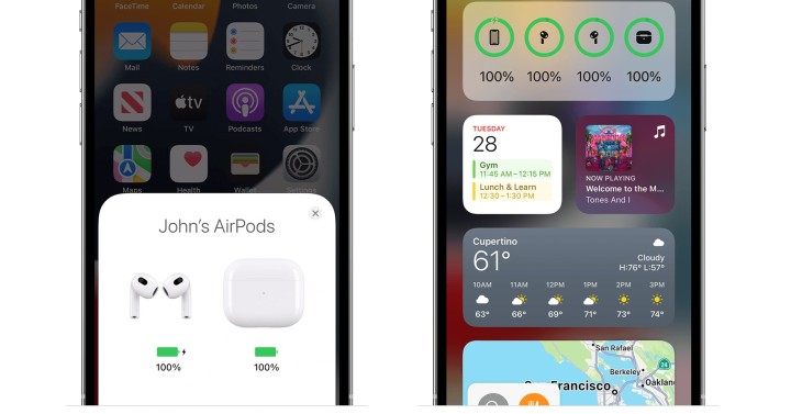 como carregar notificação de airpods no iphone