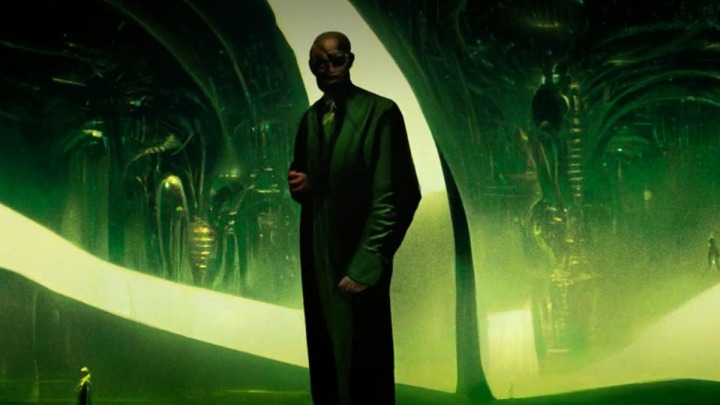 Supõe-se que seja Samuel L. Jackson nesta imagem gerada por IA de Secret Invasion.