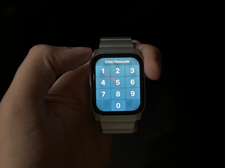 Desbloqueie seu Apple Watch.