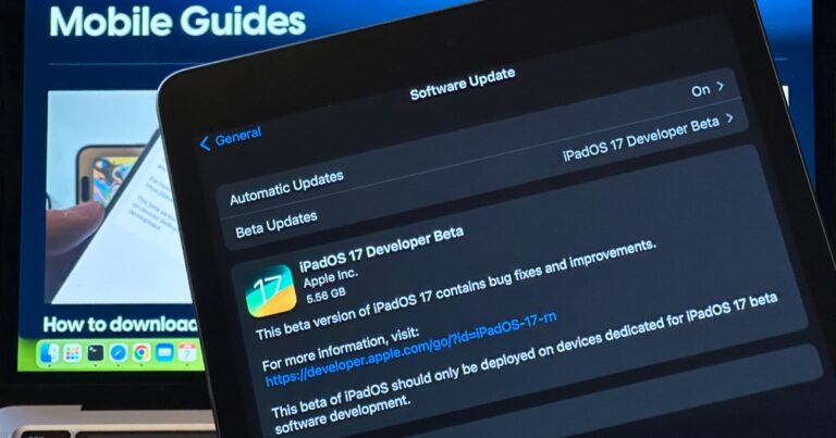 Como baixar o iPadOS 17 beta no seu iPad agora mesmo