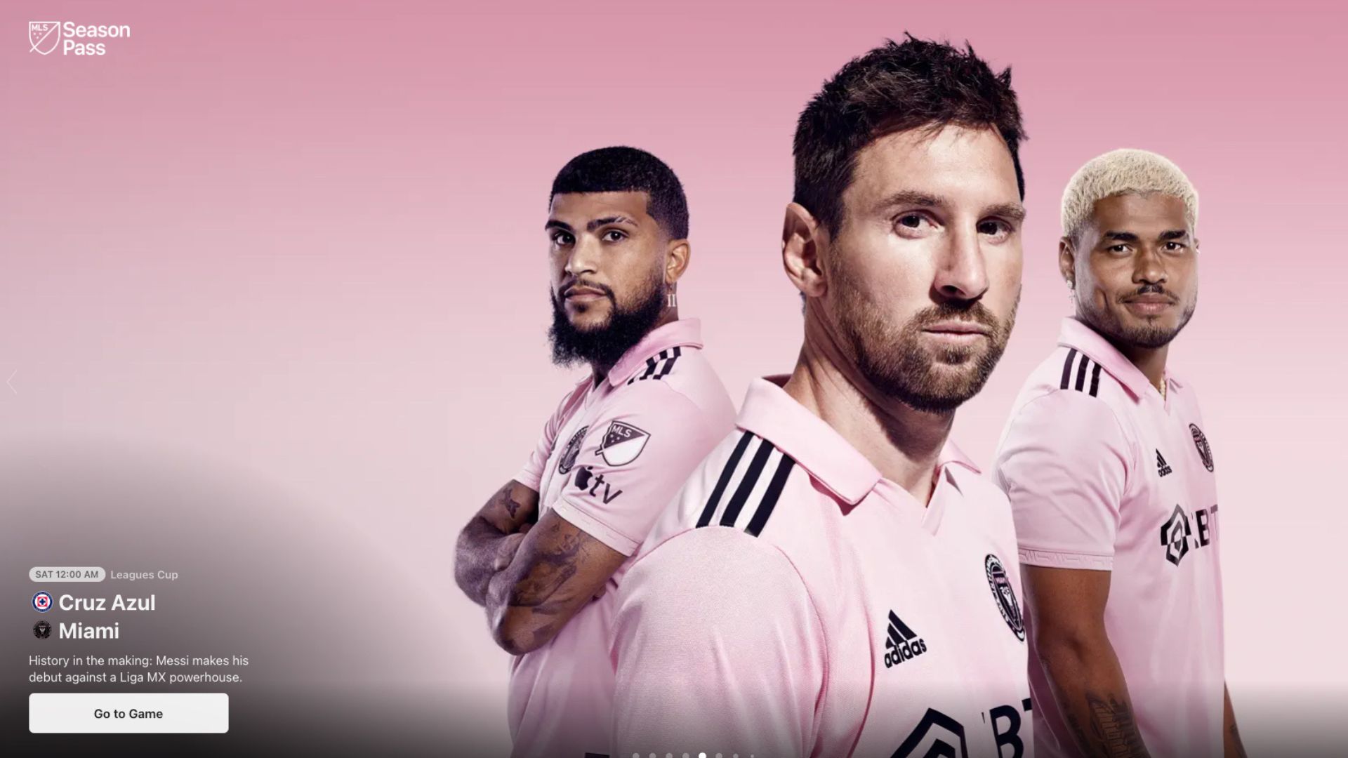 Lionel Messi estréia no Inter Miami MLS Season Pass