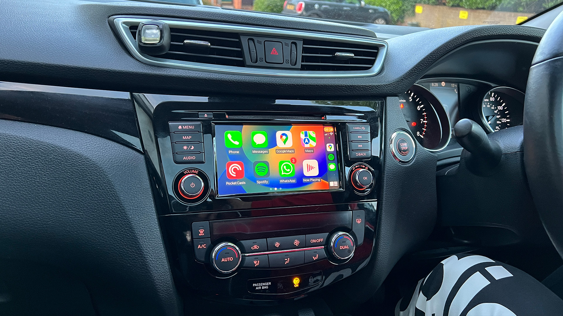 Painel do CarPlay