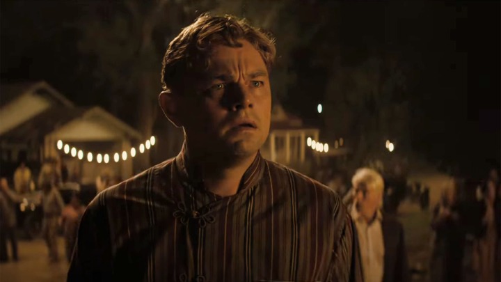 Leonardo DiCaprio em Assassinos da Lua das Flores.