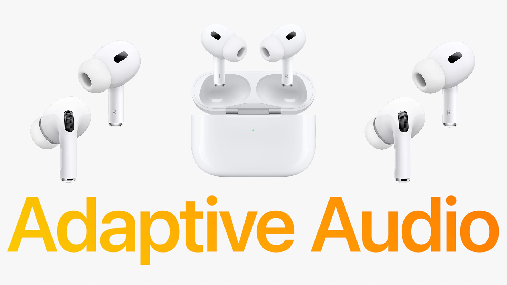 AirPods com áudio adaptativo