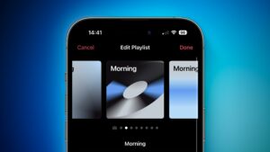iOS 17.1 adiciona opções de arte de lista de reprodução personalizada ao Apple Music