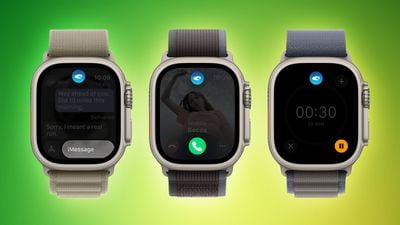 Apple Watch Ultra Double Tap Recurso Verde