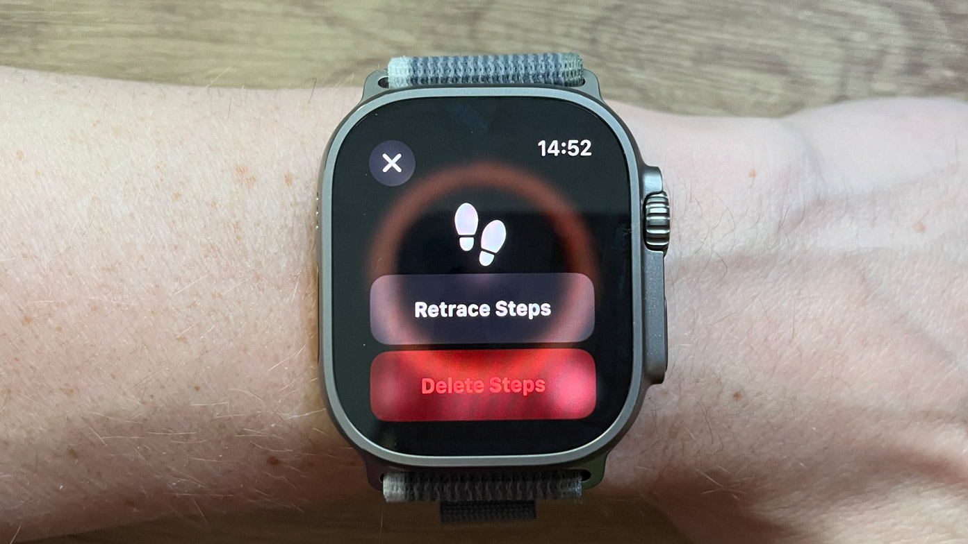 Aplicativo de bússola Apple Watch