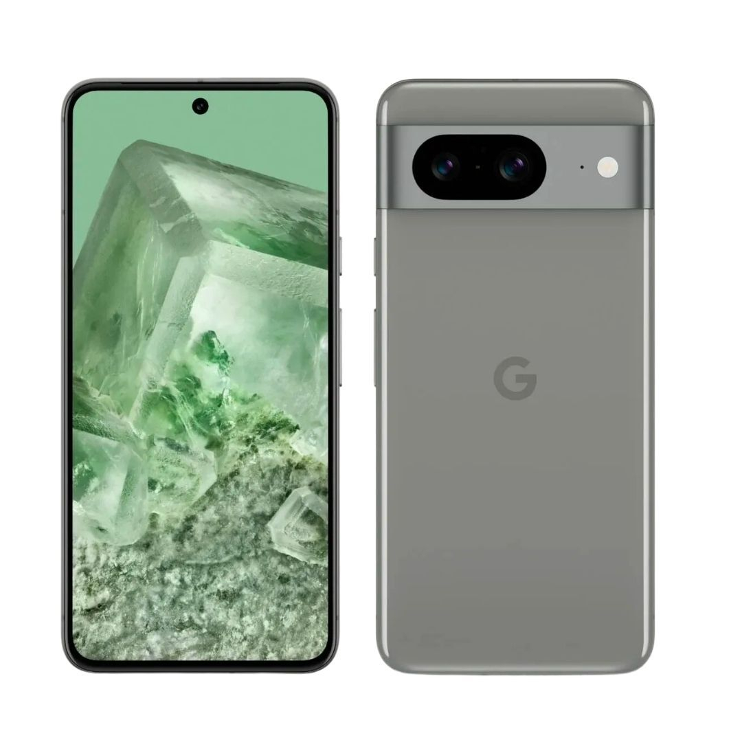 google pixel 8 avelã frente e verso