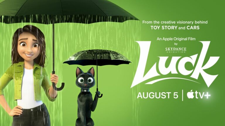 Apple TV+ animated film Luck key art