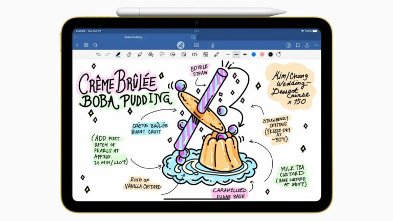 Apple Pencil with USB-C on iPad