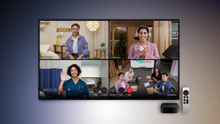 O aplicativo Webex estará disponível em breve na Apple TV para videoconferência