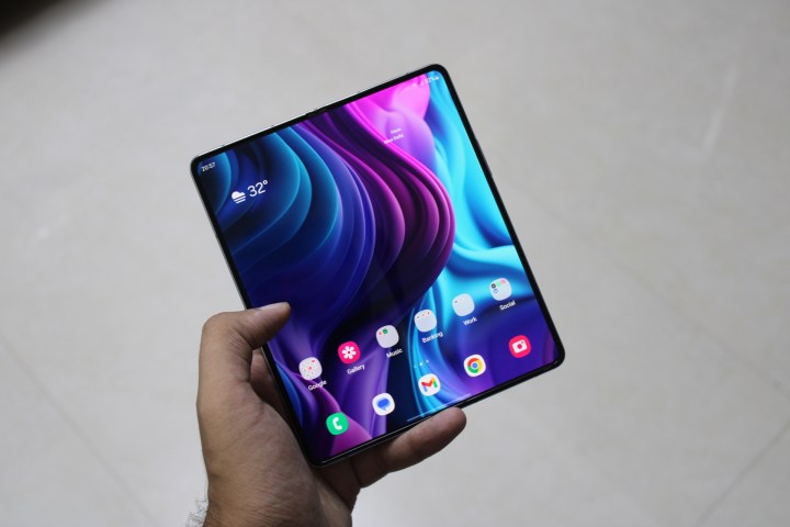 Tela Samsung Galaxy Z Fold 5.