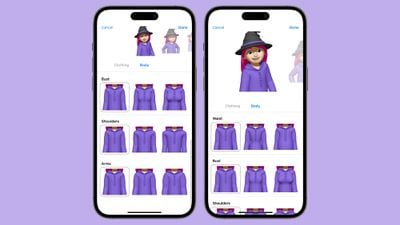 corpo de memoji ios 17 2