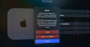 Como redefinir uma Apple TV para as configurações de fábrica