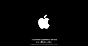 O evento de lançamento do Mac em outubro da Apple foi filmado em… um iPhone?!